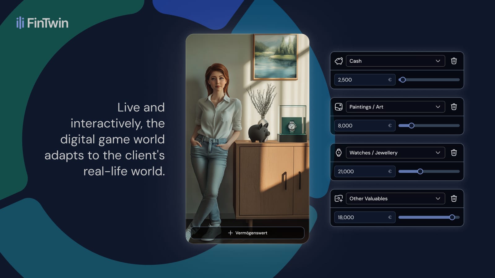 The game world adapting to the client’s answers